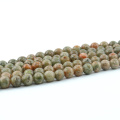 L-0134 Wholesale China Unakite loose unakite beads,green gemstone beads